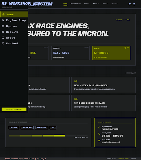 Technical blueprint design preview