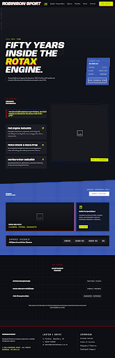 Bold blue editorial design preview